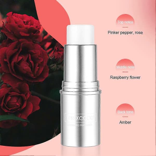 LESSXCOCO Charming Fragrance Body Solid Balm Natural Fresh Deodorant Förbjuden ros