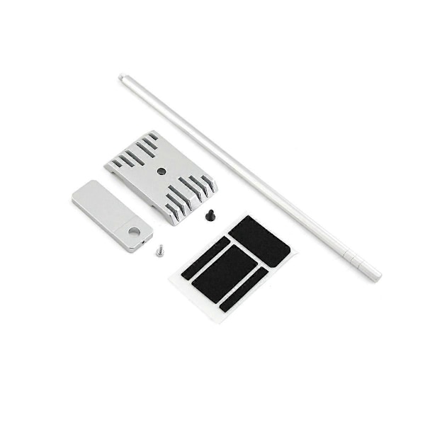 RC Verktyg Metall Reparationsstation Arbetsställ för 1/10 1/8 RC Bil -4 Axial SCX10, Silver