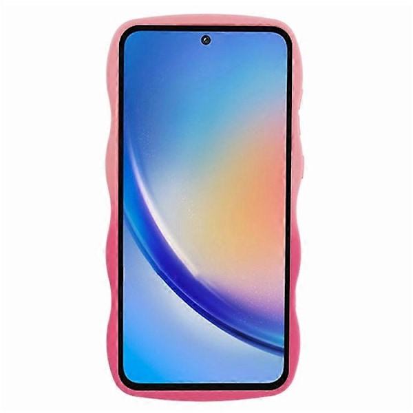 JTW Series Kompatibelt Skal för Samsung Galaxy A35 5G TPU Mobilskal Gradient Färg Gummibelagt Skydd