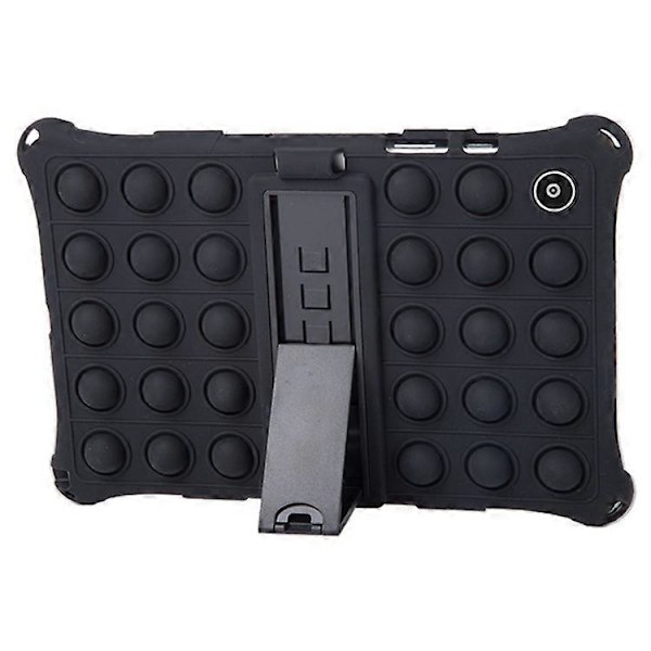 Kompatibel med Galaxy Tab A8 10.5 (2021) Fidget Sensorisk Silikone Boble Angst Stress Aflastningslegetøj Anti-slip Tekstur Tablet Cover Black