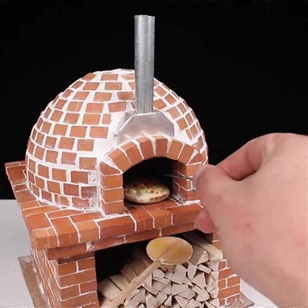 100 st Mini Tegelstenar 1/16 Mikro-Landskap Miniatyr Tegelsten Mini Tegelstenar Modell Sand Mikro-Landskap Tillbehör