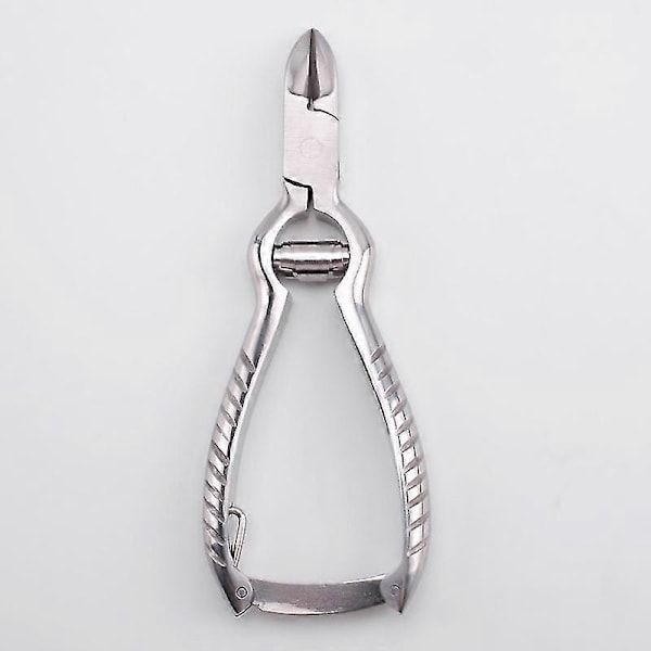 Stor kraftig negleklipper til tykke tånegle, manicure pedicure, dobbelt fjeder. Super trimmer buet rustfrit stål 20 mm klinge