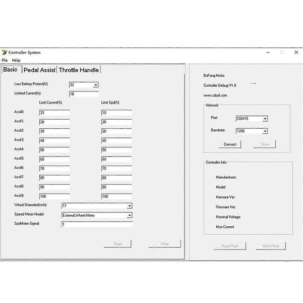 2M Programmerings USB-kabel til Bafang 8Fun BBS01 BBS02