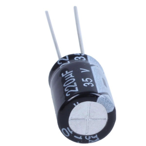 10 x 220uF 35V 105C Elektrolytkondensator 8x12mm