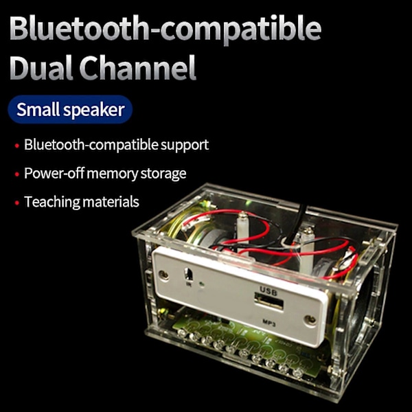 2x3w Högtalare DIY Bluetooth-kompatibelt Högtalarkit Elektronik DIY Lödningsprojekt