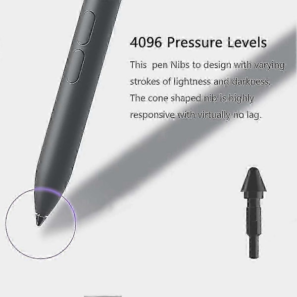 Pennespids til PN7320a PN5122W PN9315A PN7522W Stylus Pen (2 stk)