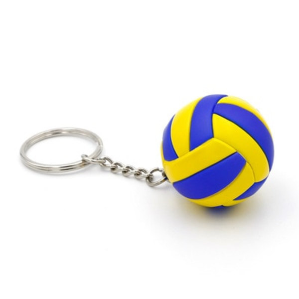 Volleyball Nøglering Vedhæng Fodbold Strandbold Basketball Nøglering Kæde 4