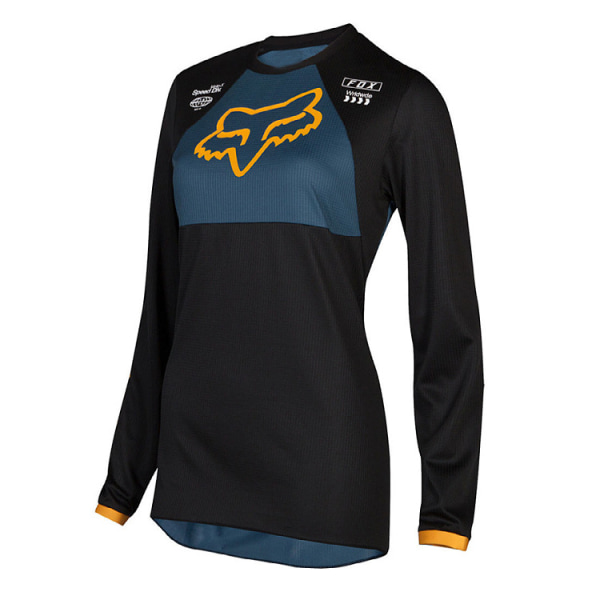 Sommer FOX langærmet udendørs sports åndbar langærmet T-shirt til kvinder S