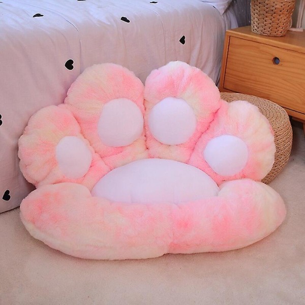 1kpl 2 Kokoa Pehmeä Tassutyyny Eläin Istuintyyny Täytetty Pehmo Sohva Colorful pink 70cm