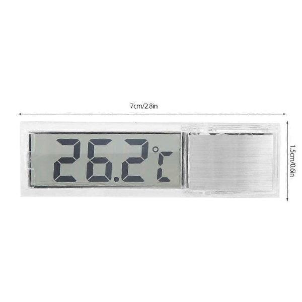 Praktisk akvarietermometer, elektronisk akvarietermometer, för inomhus kroppstermometer