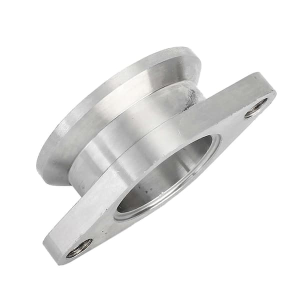 Universal Rustfritt Stål 1.5in til 1.7in V-Bånd MV R Wastegate Flensadapter