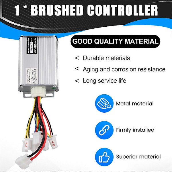 Elektrisk cykel børstet controller 36V 1000W elektrisk scooter controller børste DC motorhastighed