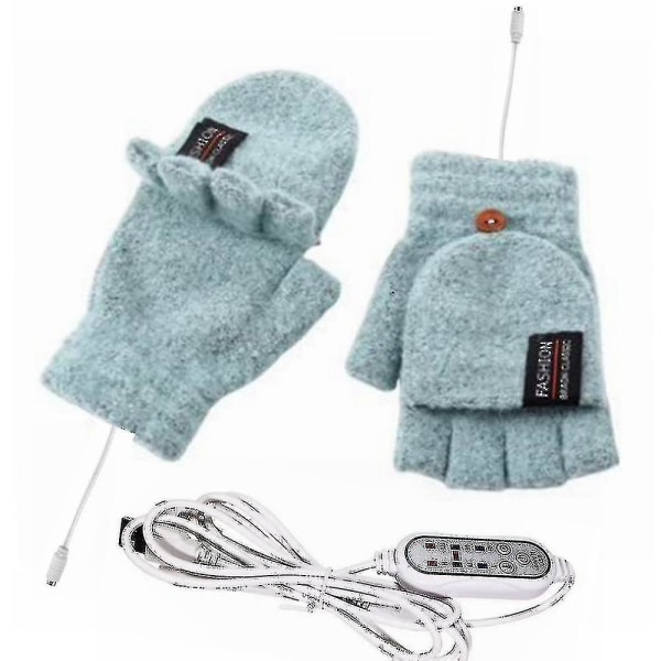 Vinter Elektrisk Isolering USB Värmehandskar S-l M