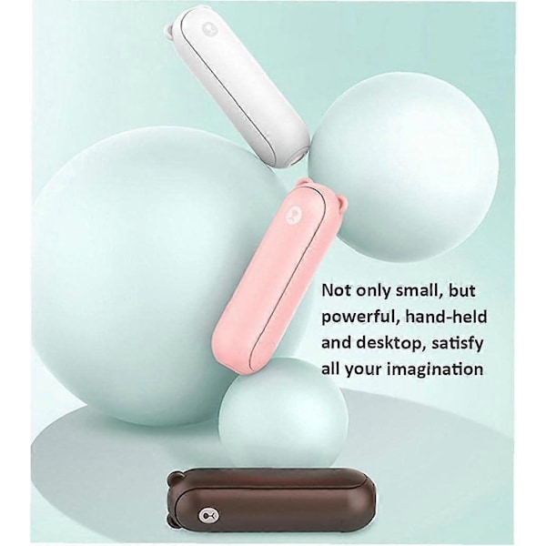 Mini Portabel Multifunktionell Vikbar Fickfläkt med USB-laddning för Utomhusbruk och Kontor
