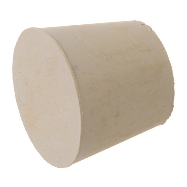 Ny Gummipropp Laboratorium Solid Hull Stopp Innskyvbar Tetningsplugg 7# 28*37mm