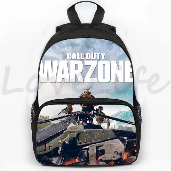 Call Of Duty Warzone 3D Print Reput Koululaukku pojille Tytöille Lapsille Reppu Hot Game Kirjalaukku Teini-ikäisten opiskelijoiden koululaukku 1