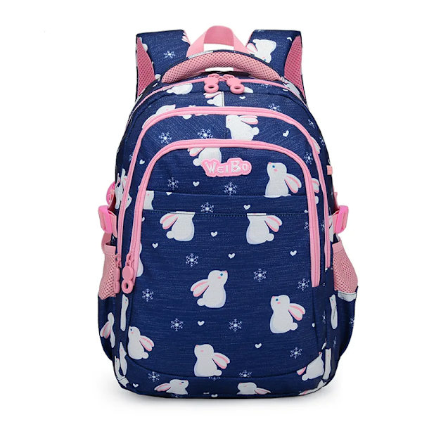Söta skolryggsäckar för barn Kawaii Barn Flickor Skolväskor Lättviktiga Grundskoleelever Skolväskor Handväskor och Pennfodral Set Blue
