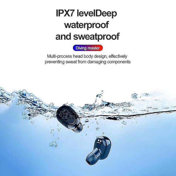 L21pro Bluetooth-kompatible 5.0 Stereo Trådløse Øretelefoner Med Digital Display Opladningsboks Q