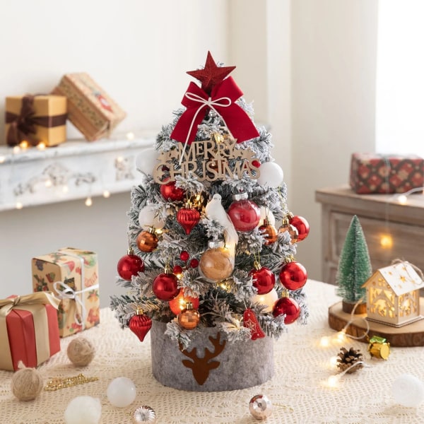 60cm DIY Joulukuusi Hyvää Joulua Koristeet Kotiin 2023 Joulukoristeet Joulu Navidad Lahjat Joulupukki Uudenvuoden Kuusi red 60CM