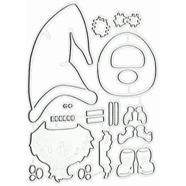 Jul Tomte Metall Skärande Dies Stenciler För Diy Scrapbooking