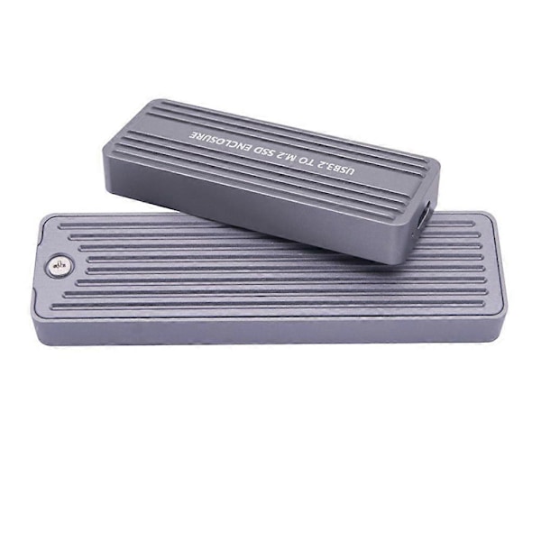M.2 NVMe NGFF SSD-kabinett USB 3.2 GEN 2 till M.2 SSD 20Gbps Solid State Drive M.2 Fodral Box för 2230