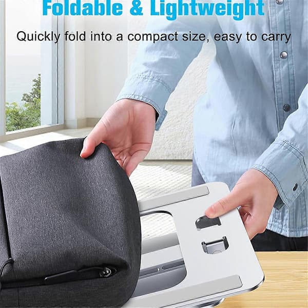 Ergonomisk Laptop Stand, Justerbar Bordholder til Laptops