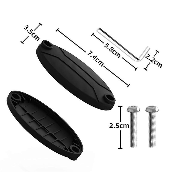 Til Samsung Galaxy SmartTag 2 Cykelholder Skjult Beskyttelsesetui