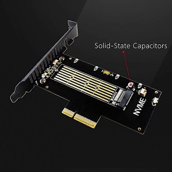 NVMe-sovitinkortti PciEX4 M Key M.2 -laajennus PCIE3.0 -sarjasovitin
