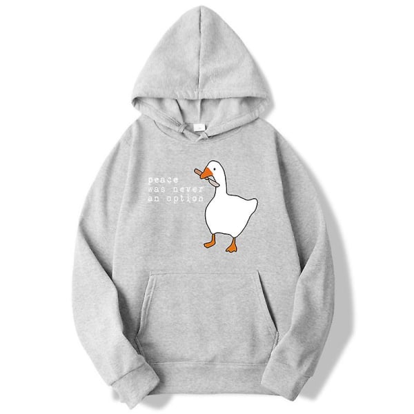 Peace Was Never An Option Gås Hettegenser Unisex Hettegenser For Menn Kvinner Sweatshirts