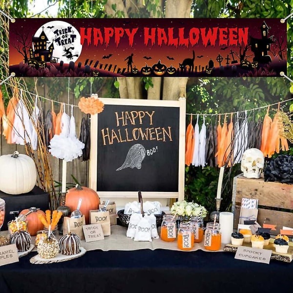 Pelottava Kummitus Kurpitsa Halloween Piha Kyltti Banneri