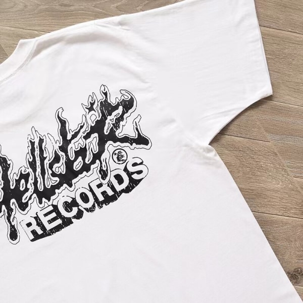 T-shirts til mænd og kvinder, street, høj kvalitet, 100% casual gotisk kortærmet T-shirts 7 M