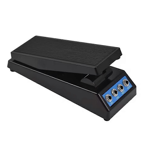 Professionell Gitarr Volympedal Volym/Klassisk Wah-ljud Mono/Dual Channel 6.35mm Ingång/Utgång Gitarr
