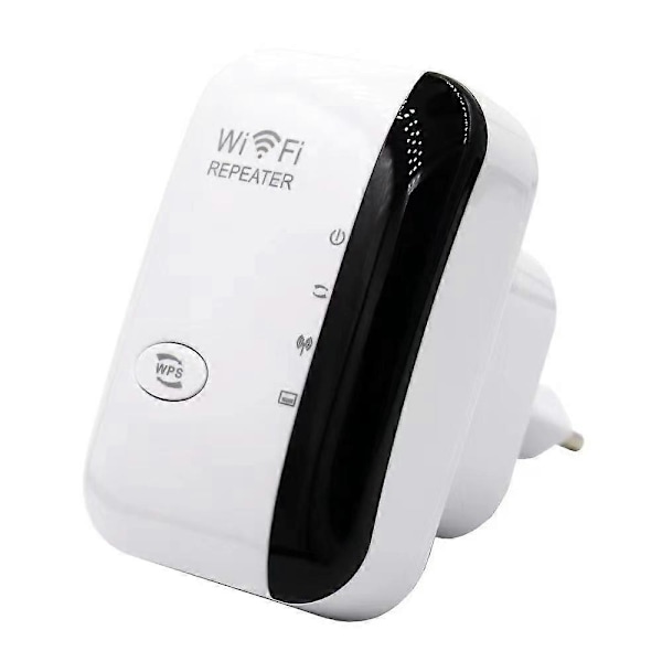 WiFi Repeater Kraftig 300Mbps WiFi Forsteker Kraftig 2.4GHz WiFi Rekkeviddeforlenger WiFi Repeater Trådløs Utvider med Ethernet-port, WiFi Utvider Wi