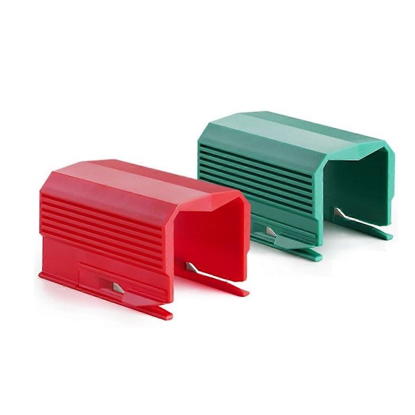 2 st Omslagspappersskärare Julpappersrullskärare Pappersskärarverktyg Set Julklappsförpackning W