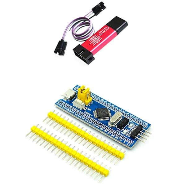 ST-Link V2 Programmeringsenhet Emulator Nedladdare + 40Pin STM32F103C6T6 ARM STM32 SWD Minimum System