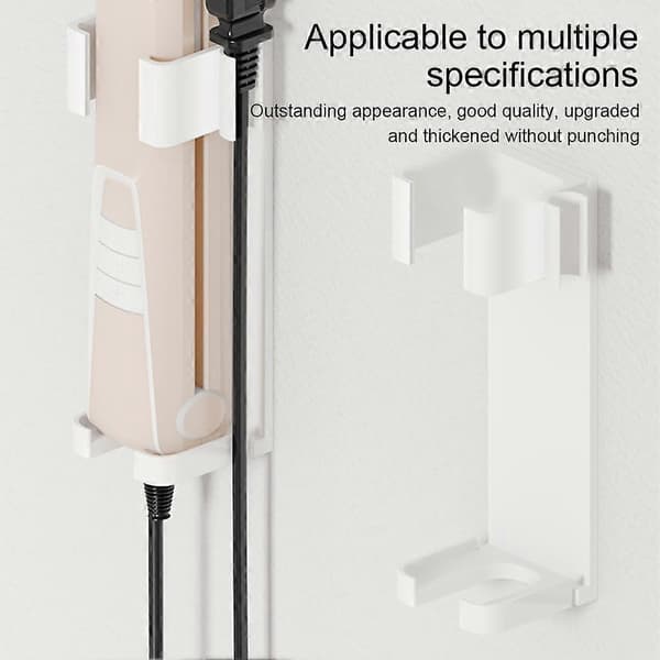 Baderom Krølltangholder Uten Hull Oppbevaringsstativ Y1X4 Black