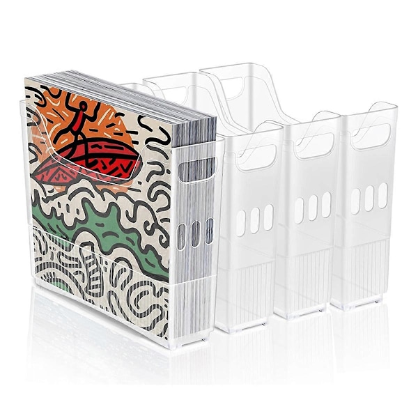 4-delt 12 x 12 tommer papirlagring, scrapbook-papirlagring med hjul, scrapbook-papirlagring, 12 x 12 tommer papir