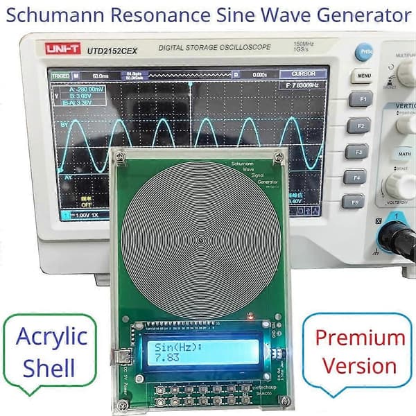 Frekvensmaskin Justerbar Sinusvågsgenerator för Avkoppling Sömn Hög Precision with shell