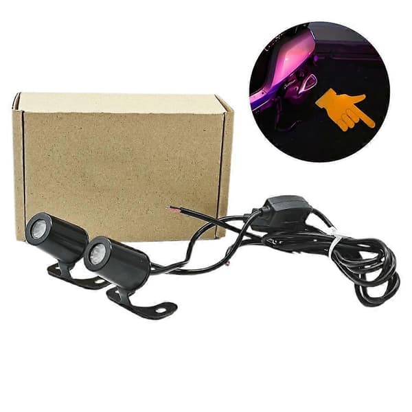 Motorcycle Projection Turn Signal Ground Light LED Atmosphere Light B