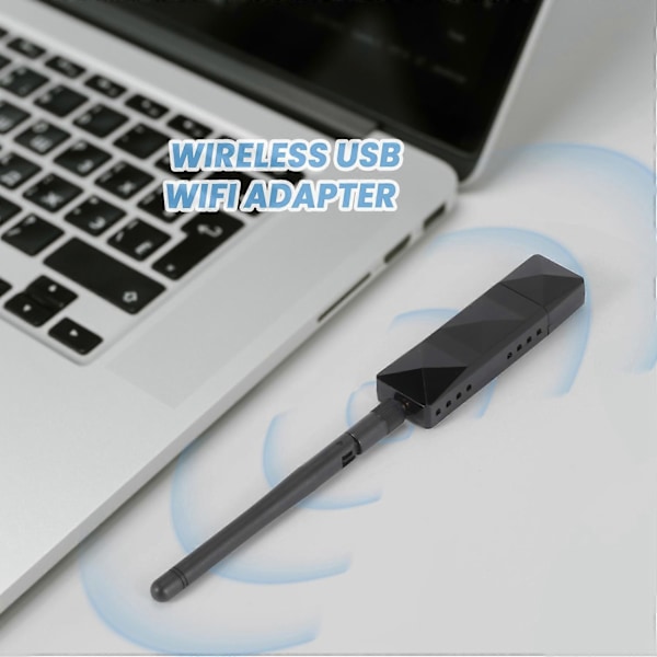 AR9271 802.11N 150Mbps Trådlös USB WiFi Adapter + 6DBi WiFi Antenn Nätverksadapter för Windows 7/