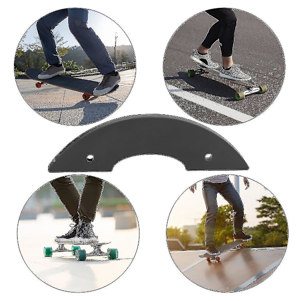 2 stk. Skateboard Pointer Skateboard Deck Beskyttere Hodebeskytter Universelt Brett Longboard Beskyttelsesbrett