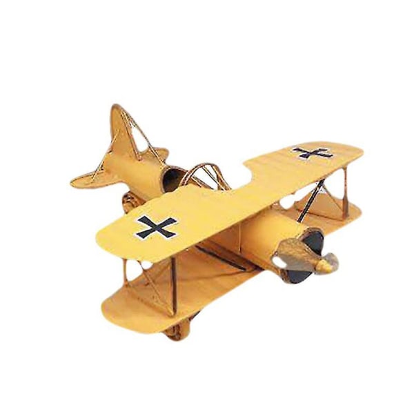 Flygplansmodell Mini dekorativ metallglidersimulering Fighter H