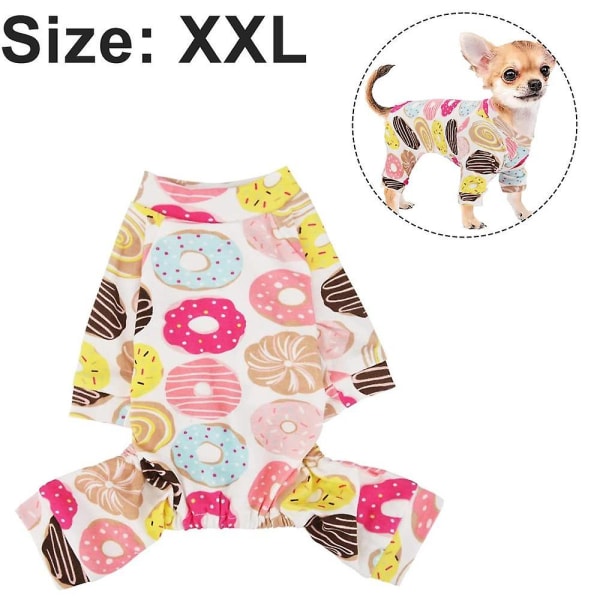 Chihuahua Pyjamas, Hundepyjamas for Små Hunder Jente Gutt, Myke Kjæledyr Onesies, Liten Hund Klesantrekk shape2 S