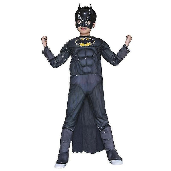 Poikien Halloween-asu, Boys Justice League Deluxe Batman Costume_n L