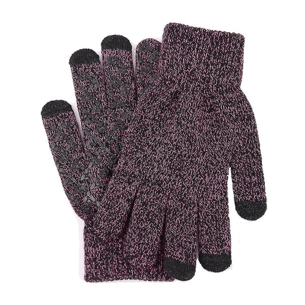 Knit Thermal Gloves, Villa Liukumaton Kosketusnäyttö Käsineet Käsineet Style2