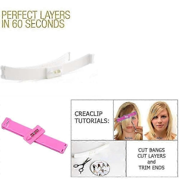 2 st Hårklippningsverktyg Professionell Hårklippningsverktyg för Hemmabruk DIY Hårtrimmer Stylingkit för Lager Lugg Bob Frisyrer Toppar Kluvna Toppar