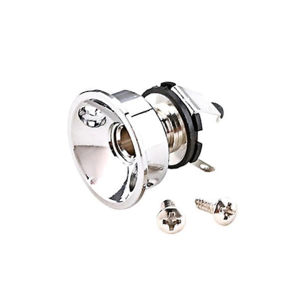 6,35 mm 1/4 tommer Guitar Jack Stereo Output Socket til Elektrisk Guitar Dele