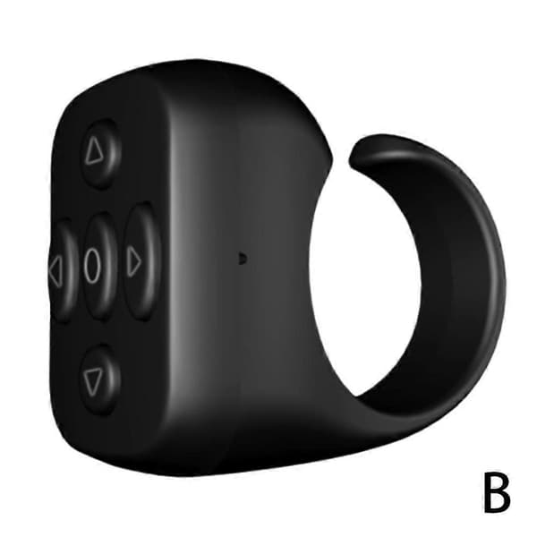 For TikTok Ring Bluetooth-fjernkontroll Fingertupp Selfie Video Kontroller Auto