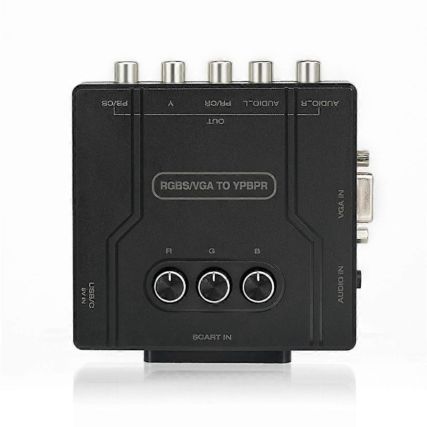 RGBS VGA - YPBPR Komponenttimuunnin SCART - YPBPR Muunnin 64 PS1 PS2 Dreamcast Retro-peleille
