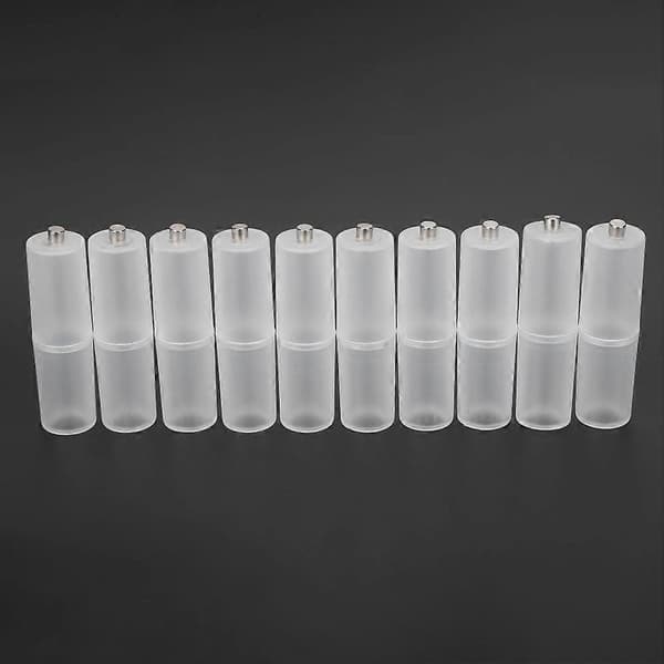 10 stk. AAA til AA Batteri Konverter Adapter Holder Etui